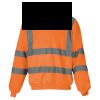 Hi-vis ¼ zip sweatshirt (HVK06) Thumbnail
