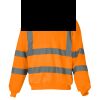 Yoko Hi-Vis Zip Neck Sweatshirt Thumbnail